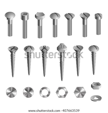 bolts nuts screws set