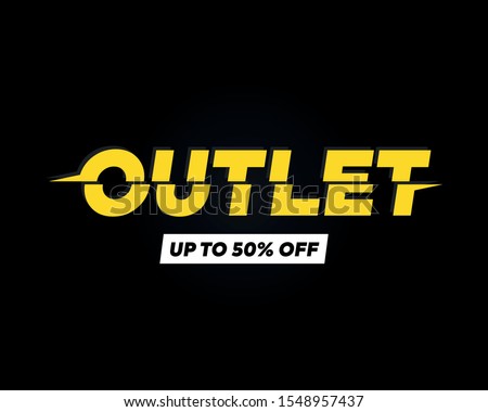 outlet sale post black and yellow
