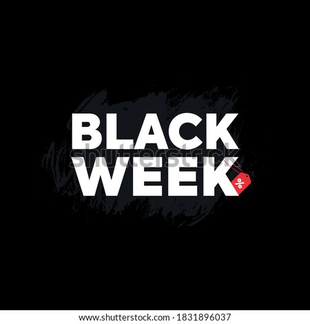 black week sale promotion post