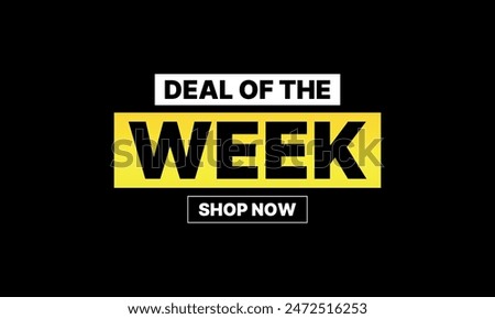 deal of the week shop now sale banner