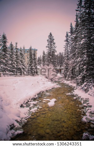 Similar – Image, Stock Photo (er)live Lake Louise