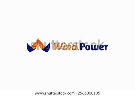 creative wind power icon logo vector design template. pictogram initial W logo design vector illustration for wind power, wind energy and wind technology isolated on white background