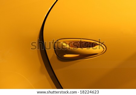 Yellow car background