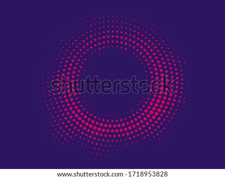 Abstract halftone round background circles shapes 