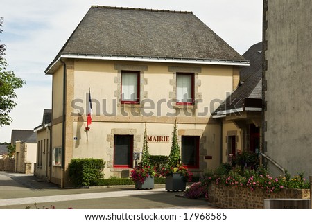 A typical French mayor\'s offices or Maire