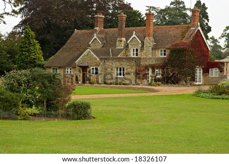 A stone and pantile English country house