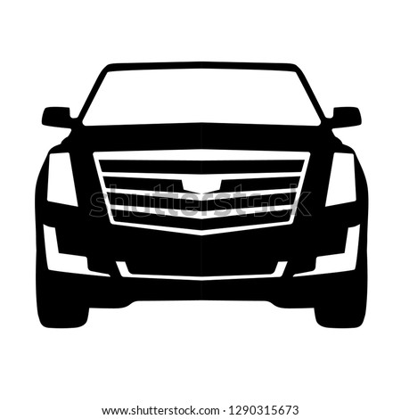 American Suv front view icon 