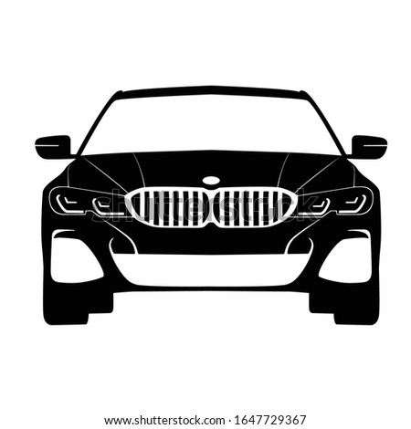 Sport Car Front View Icon