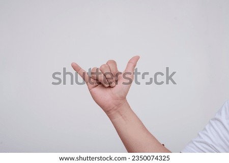 Similar – Image, Stock Photo Anonymous surfer at the beach with surfboard