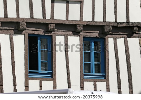 Quimper, timbered house, Brittany, France