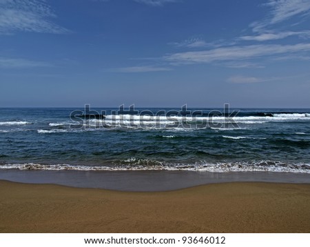 San Priamo, Spiaggia di Colostrai, beach in the southeast of Sardinia, Italy, Europe