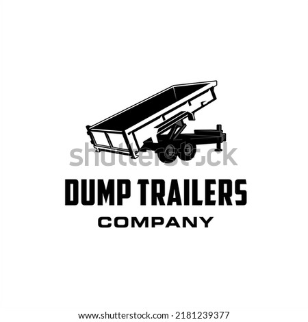 Roll off dumpster logo with masculine style design