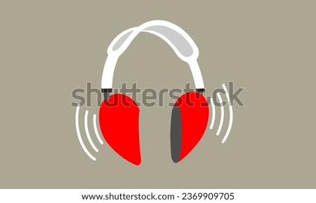 Listen carefully. Heart-shaped headphones show attentiveness and being a good listener.