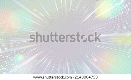Delicate colored radiation background. Vector data that is easy to edit.