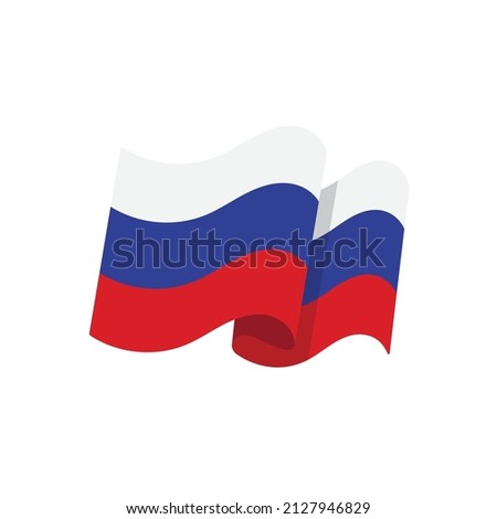 Flag Russia. Flag Russia vector
