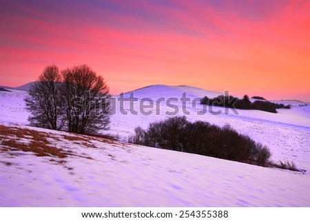 Similar – Image, Stock Photo Rural landscape of Turiec region in northern Slovakia.