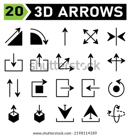 Arrows icon set include increase, increasing, grow, arrows, update, turning, navigated, down, straight, ascending, ascendant, expand, four, move, bottom, mirror, alignment, horizontally, in box