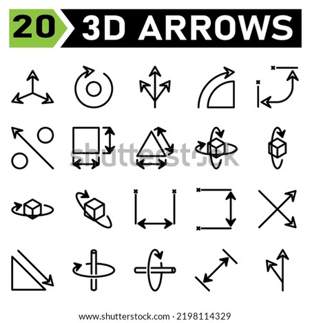 Arrows icon set include orientation, arrows, direction, pointer, rotate, right, update, triple, turning, navigated, angle, degrees, dimension, increase, percentage, profit, square, distance