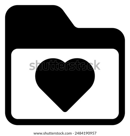 love glyph icon vector illustration isolated on white background