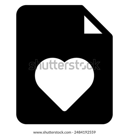 love glyph icon vector illustration isolated on white background