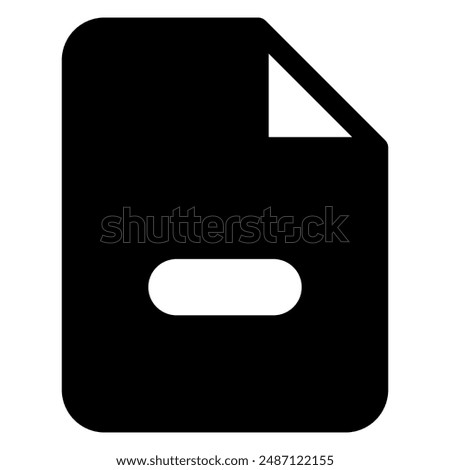 delete glyph icon vector illustration isolated on white background