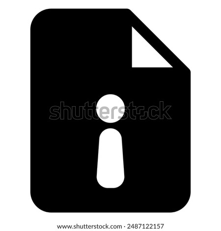 info glyph icon vector illustration isolated on white background