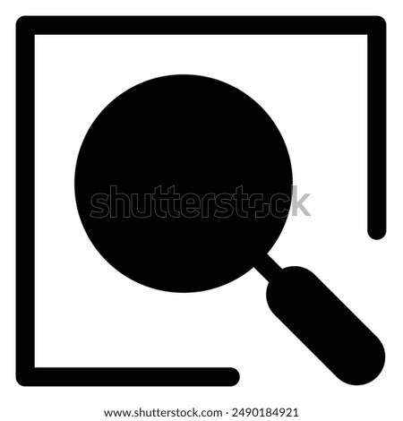 search glyph icon vector illustration isolated on white background