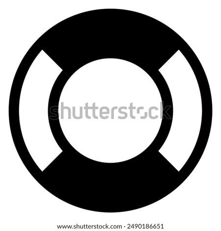 help glyph icon vector illustration isolated on white background