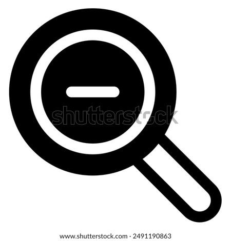 search glyph icon vector illustration isolated on white background