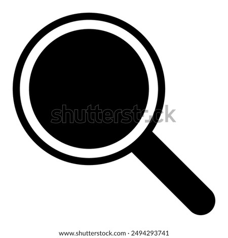 search glyph icon vector illustration isolated on white background