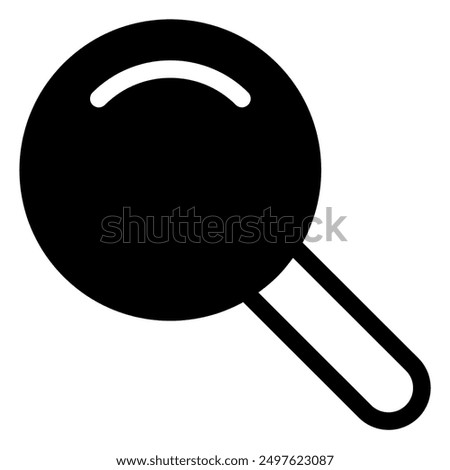 search glyph icon vector illustration isolated on white background