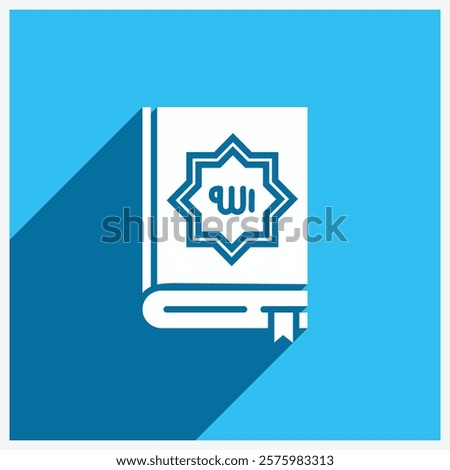 Illustration of Quran Icon Design, Islamic Ramadan Icon