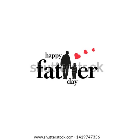 Similar – Image, Stock Photo Father with sons Masculine