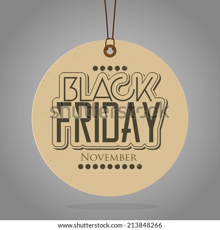 a brown sign with text for black friday