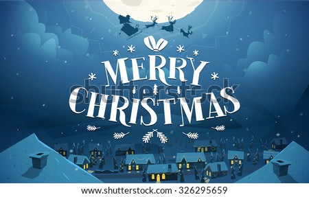 Merry Christmas and Happy New Year card