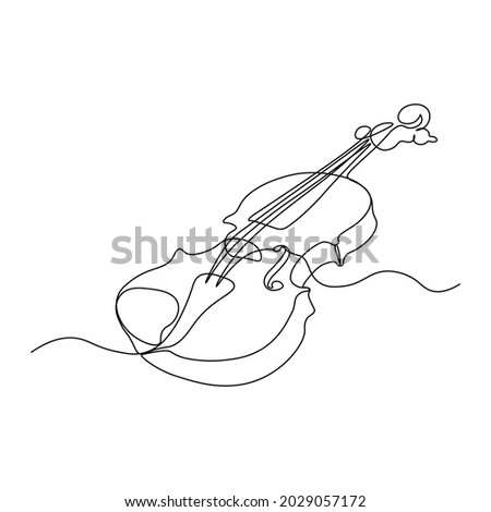 Violin Line Drawing | Free download on ClipArtMag