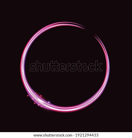 Circle Pink with Sparking Color