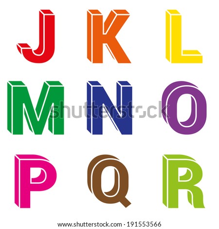 Hand Drawn Font. Vector Set J-R - 191553566 : Shutterstock