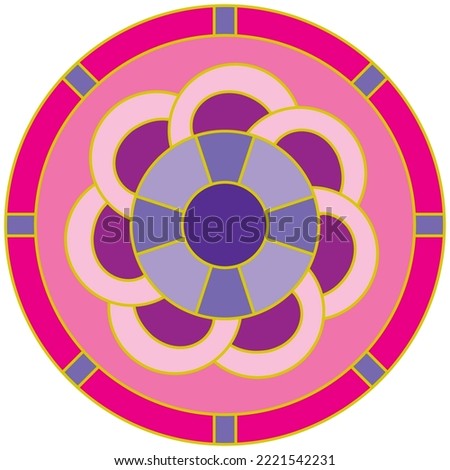 Mandala symbol radiesthesia 001, alternative treatment, radionic medicine. Ideal for catalogs, alternative medicine newsletters