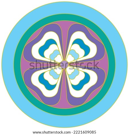 Mandala symbol radiesthesia 002, alternative treatment, radionic medicine. Ideal for catalogs, alternative medicine newsletters