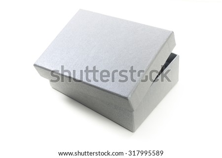 box case on white background