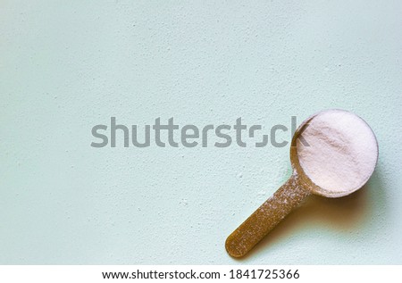 Similar – Image, Stock Photo Plastic spoons scattered over black background