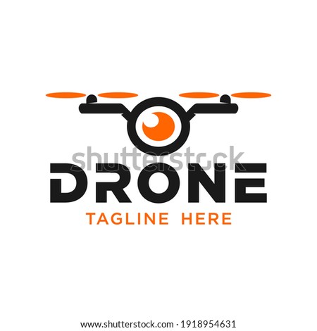 Drone Logo Design Template Inspiration, Vector Illustration, Modern, Minimalist.