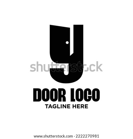 Letter Y Door Logo Design Template Inspiration, Vector Illustration. Zdjęcia stock © 