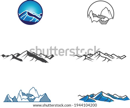 Mountain Logo Design Template Vector