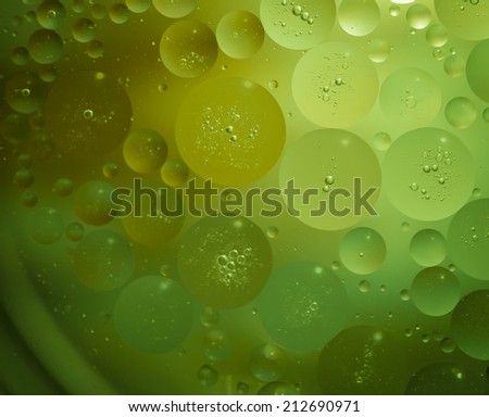 oil droplets on water surface background
