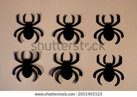 Beetles on a beige background. Halloween Concepcion Stock fotó © 