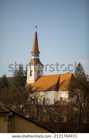 Old fortified church from Crit, Transylvania.  Photo stock © 