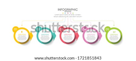 Presentation business abstract background infographic template
