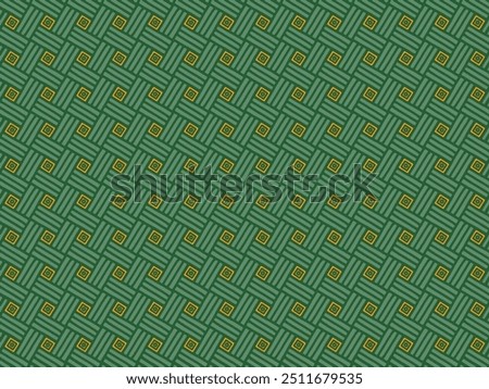 Creative cool tone art design weaving net squares full frame for decorate new good work. creative, decor, art deco, curve, wave, grid, green, orange, square, art deco, weaving, modern.